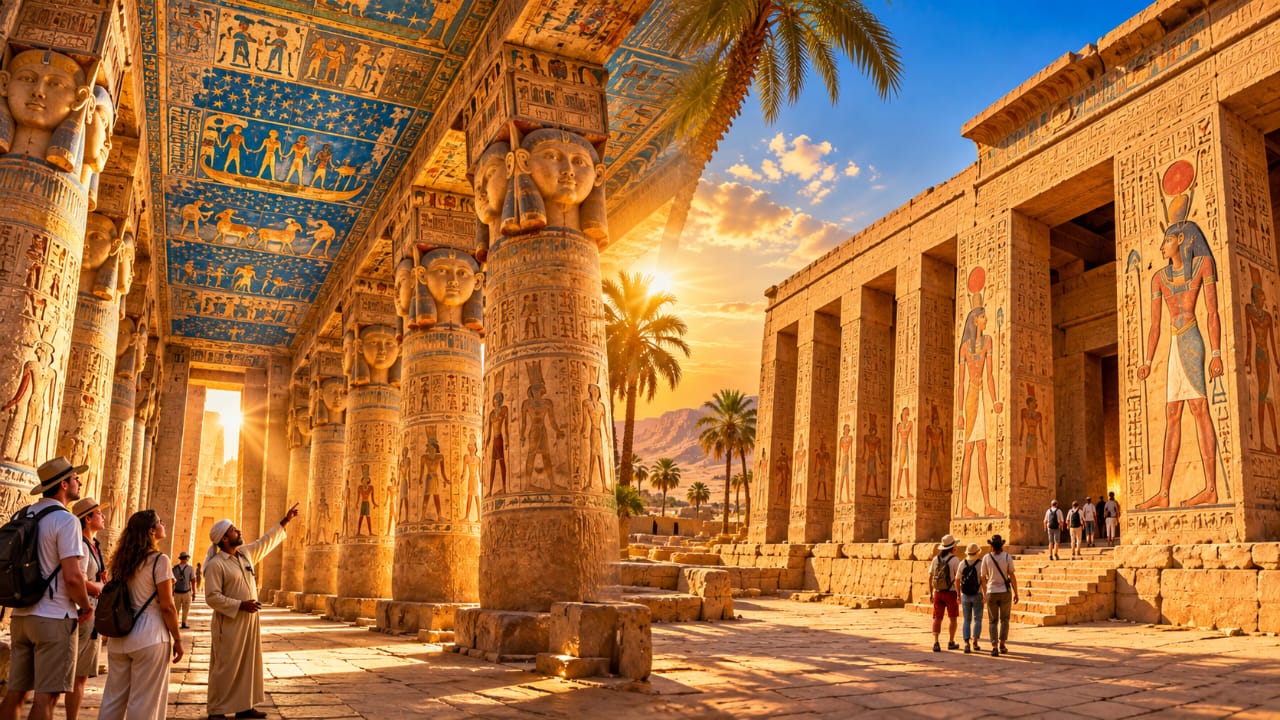Dendera and Abydos temples